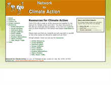 Tablet Screenshot of networkforclimateaction.org.uk